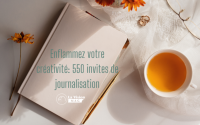 Enflammez votre créativité avec 550 invites de journal!